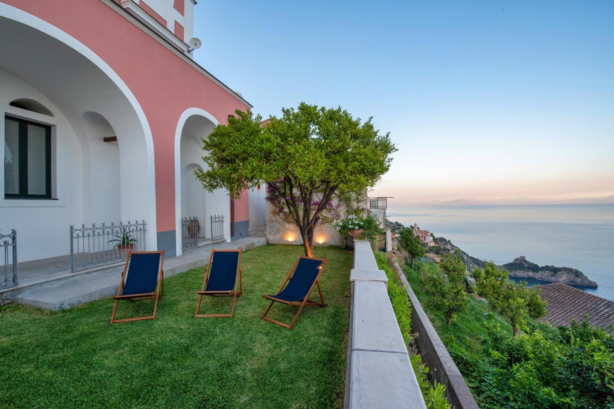Villa Belvedere Amodeo - Terrace, Seaview, Wifi Conca dei Marini Exterior foto